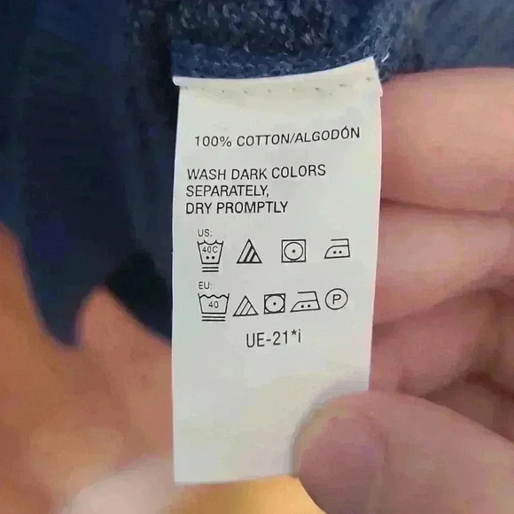 Blue 1/4 Button Sweater - Picture 5 of 8